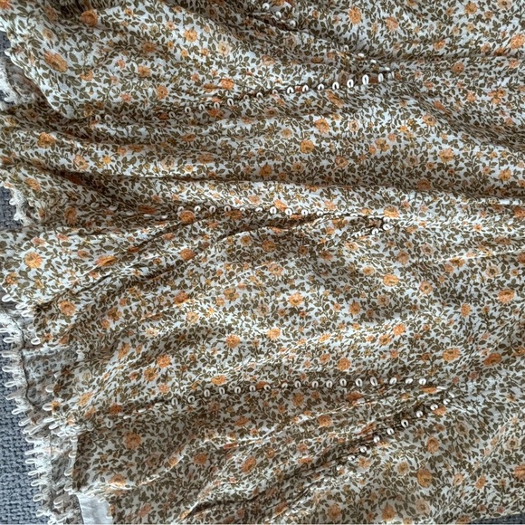 Free People Floral Mini Dress Size Small Half Sleeve Brand New - Picture 15 of 16